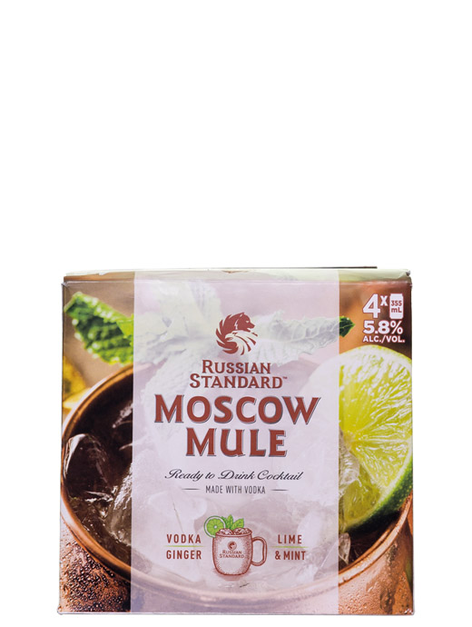 Russian Standard Moscow Mule 4pk Cans