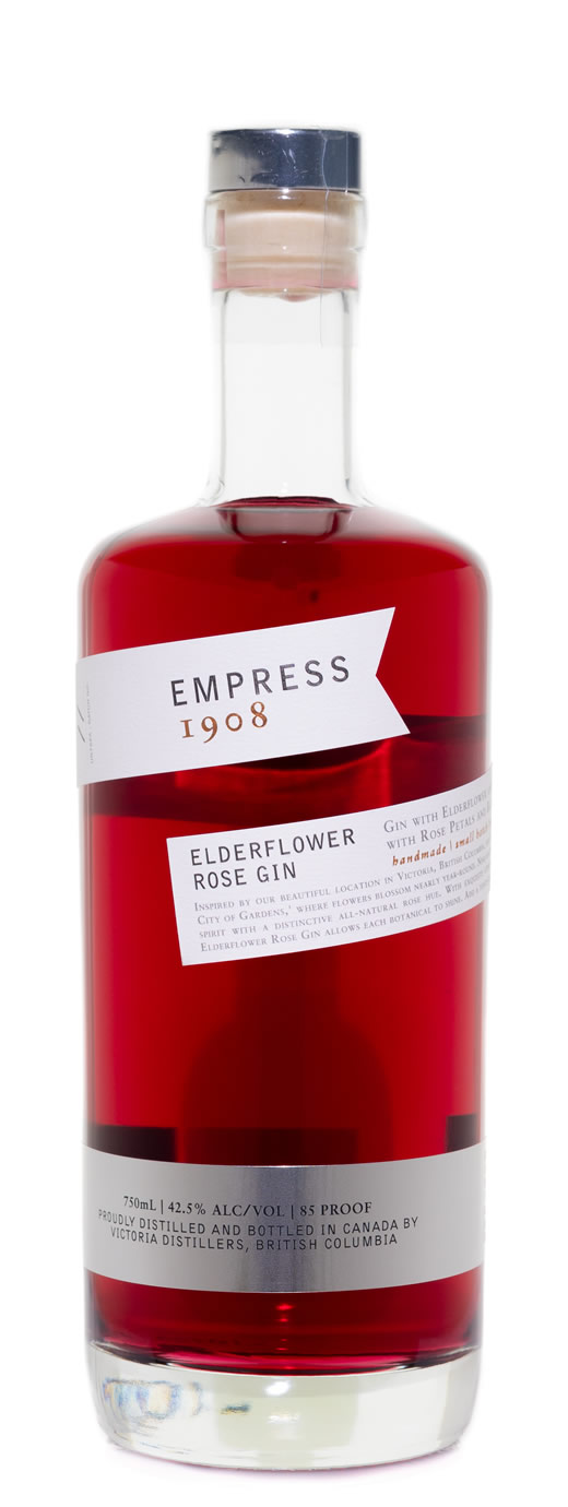 Empress 1908 Elderflower Rose Gin