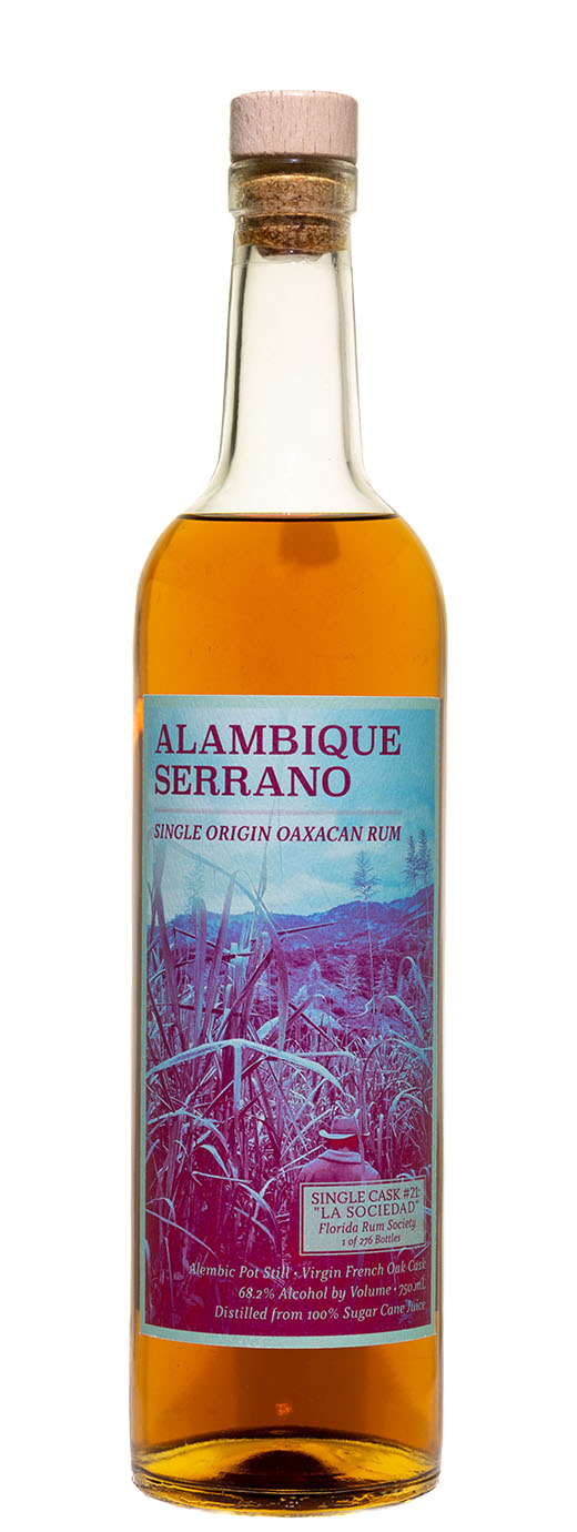 Alambique Serrano La Sociedad Florida Rum Society Cask Rum