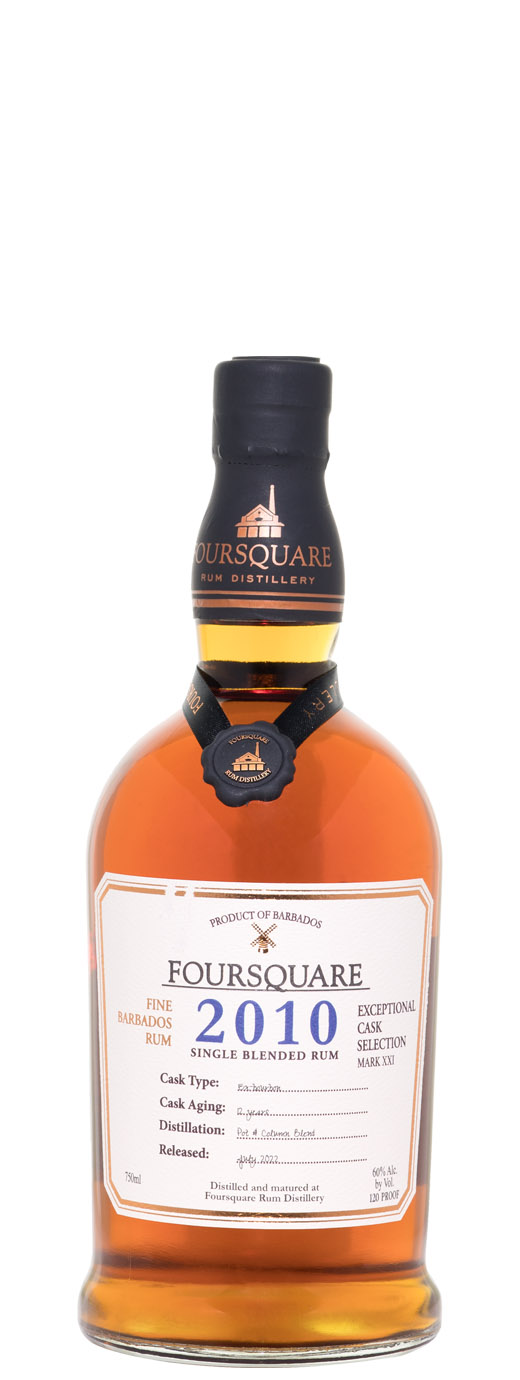 Foursquare Mark XXI 2010 Exceptional Cask Selection Single Blended Rum