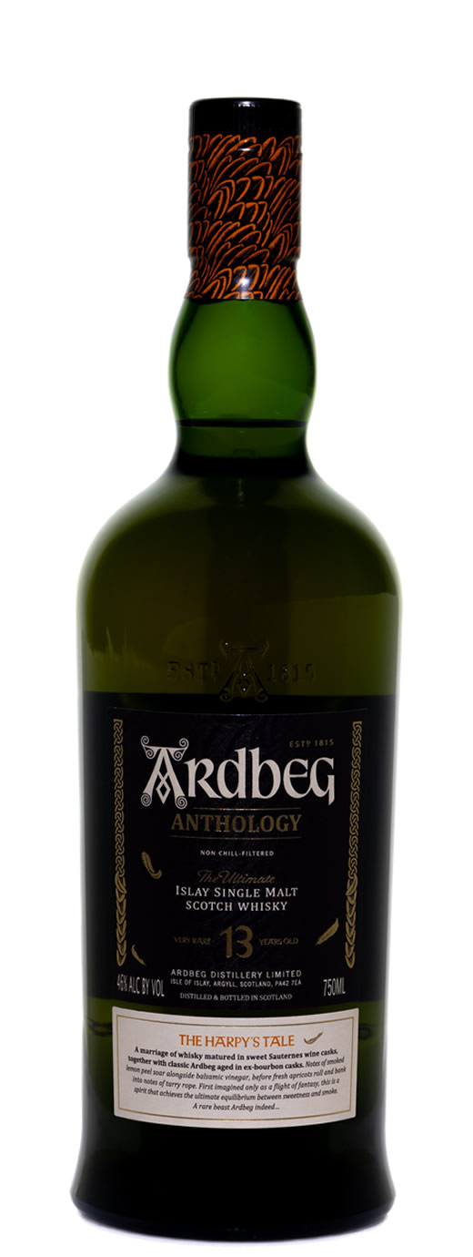 Ardbeg Anthology The Harpy's Tale The Ultimate 13yr Single Malt Scotch