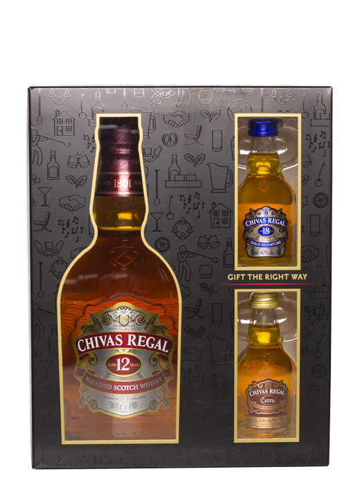 Chivas Regal 12yr Blended Scotch w/ 2 50mls