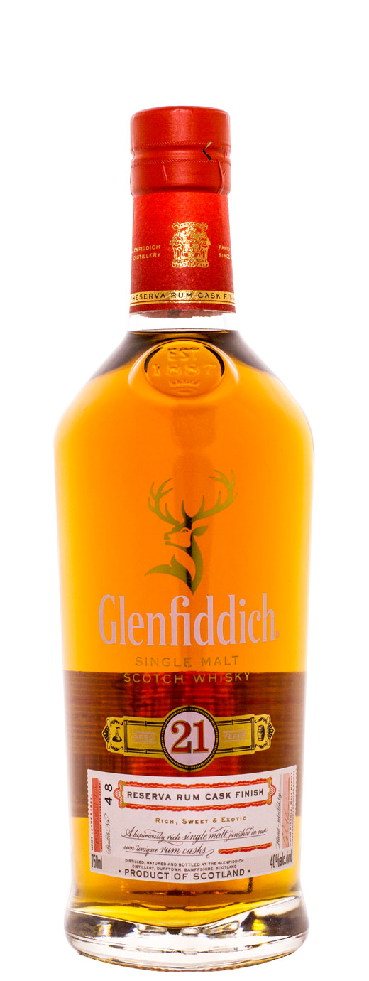 Glenfiddich 21yr Gran Reserva Reserva Rum Cask Finish Single Malt Scotch