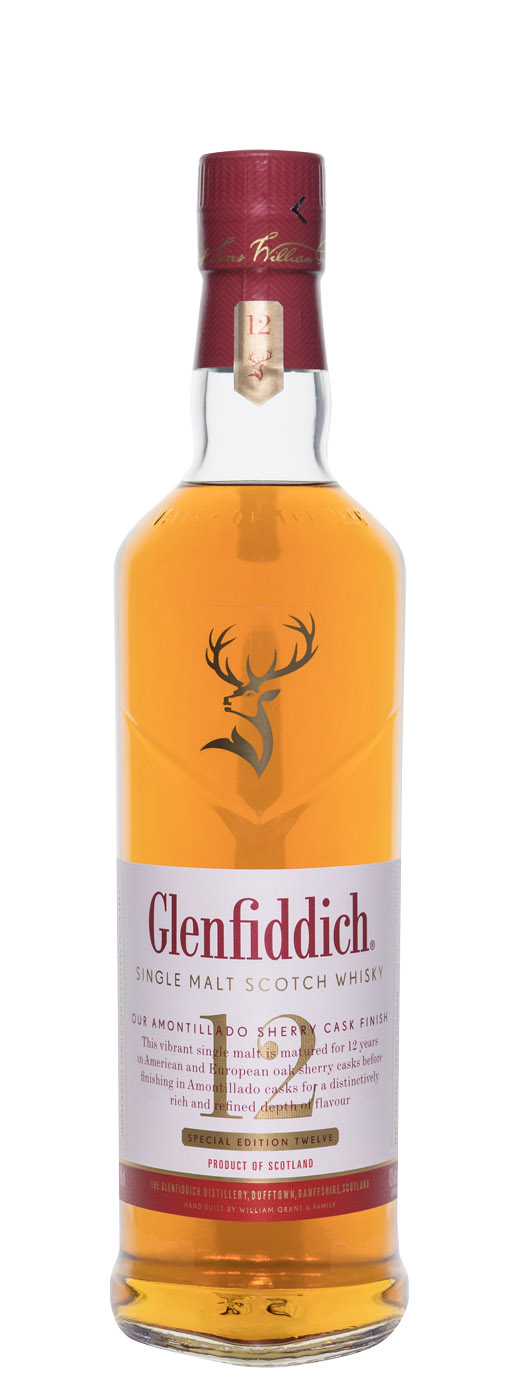 Glenfiddich 12yr Sherry Cask Finish Single Malt Scotch