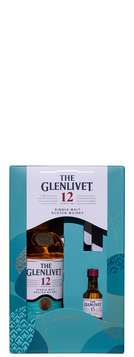 The Glenlivet 12yr Single Malt Scotch Gift Pack