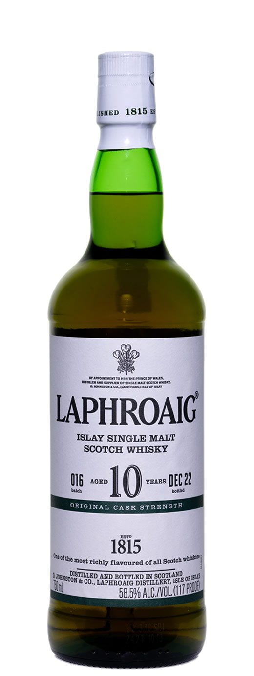 Laphroaig 10yr Cask Strength Batch # 016 Single Malt Scotch