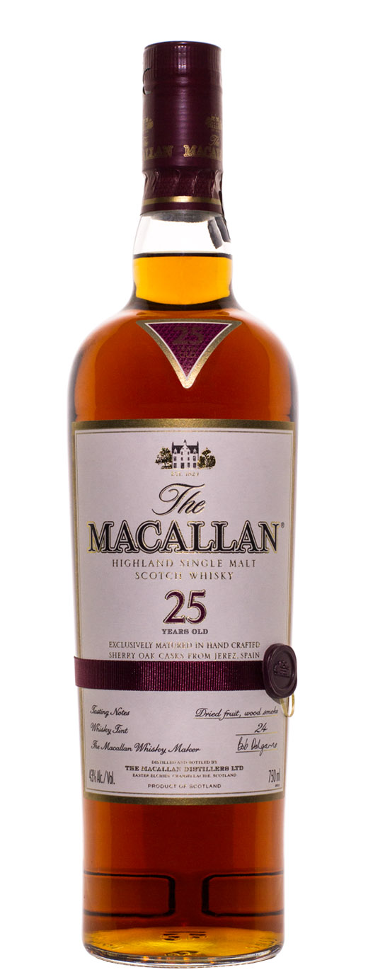 The Macallan 25yr Sherry Cask 2021 Release Single Malt Scotch