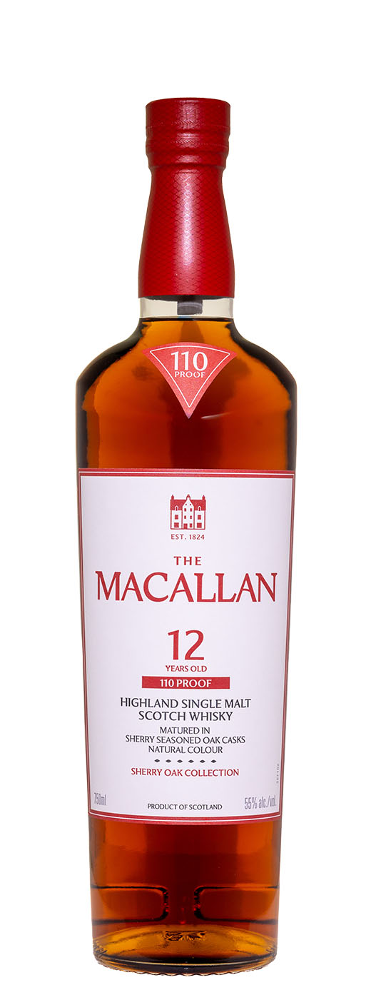 マッカラン　12 years old 700ml The Macallan Aged 12 Years Sherry Oak Cask Single Malt Scotch