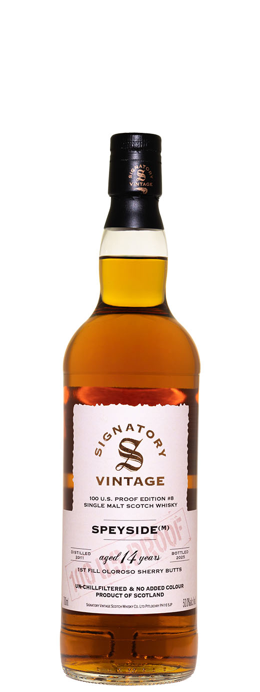 Signatory Speyside (M) 14yr 2011 Single Malt Scotch