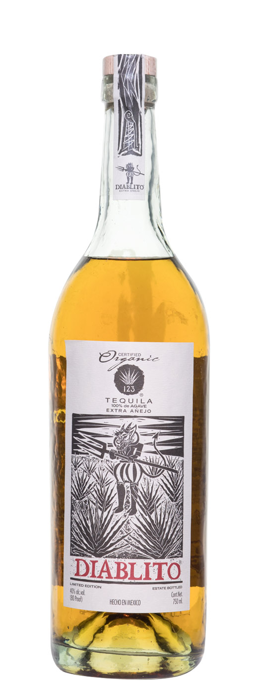 123 Organic Extra Anejo (Diablito) Tequila