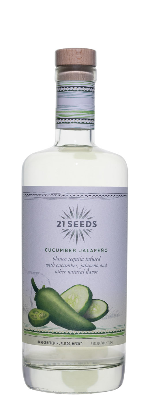 21 Seeds Cucumber Jalapeno Infused Blanco Tequila