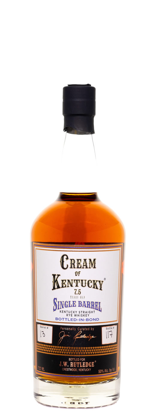 Cream of Kentucky Single Barrel 7.5yr Rye Whiskey