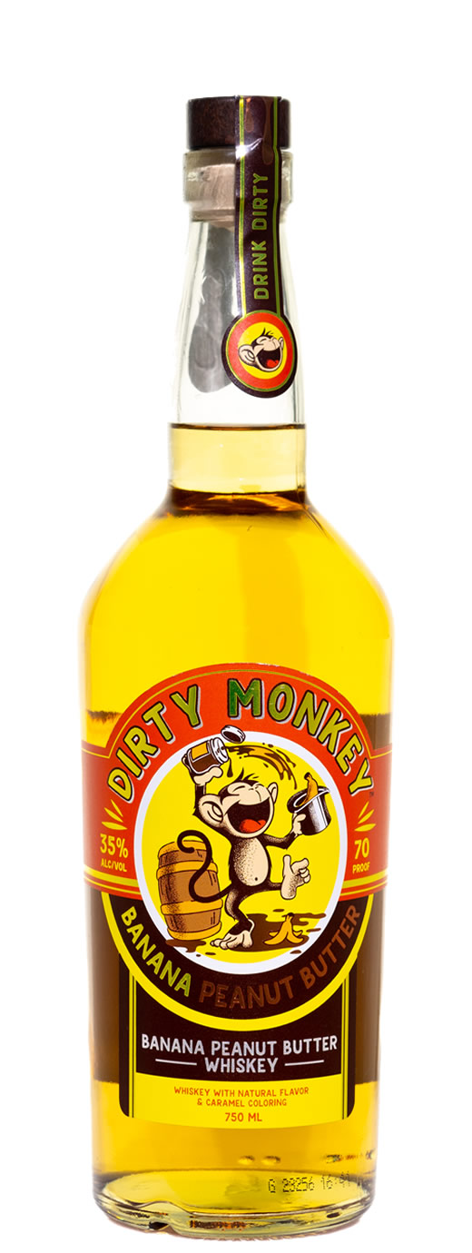 Dirty Monkey Banana Peanut Butter Whiskey