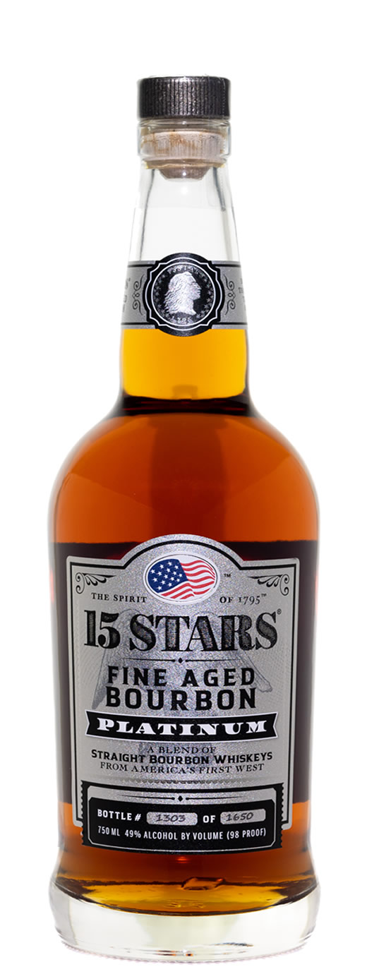15 Stars Platinum Kentucky Bourbon Whiskey