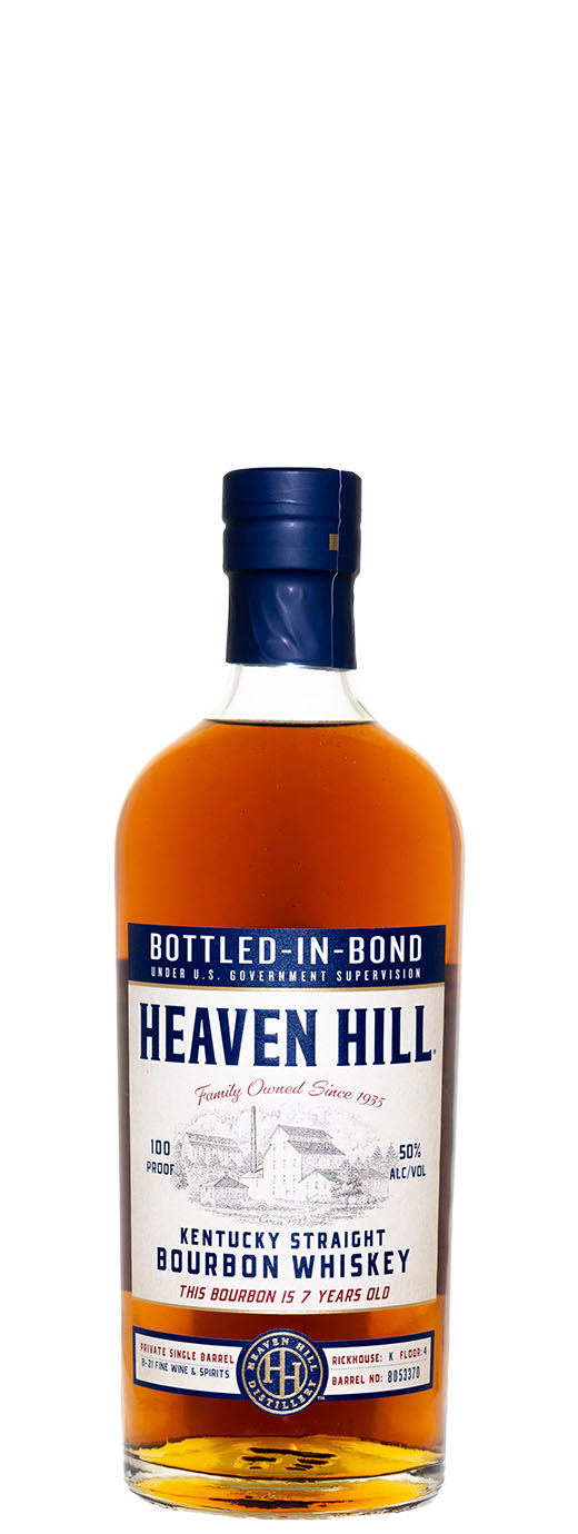 Heaven Hill 7yr Bottled-In-Bond B-21 Exclusive Cask Rickhouse K Floor 4 Single Barrel Bourbon