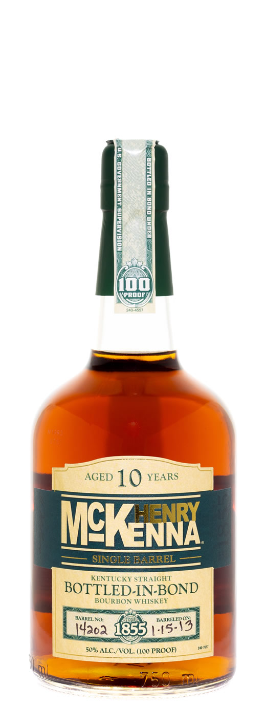 Henry Mckenna 10yr Single Barrel Bottled In Bond Bourbon