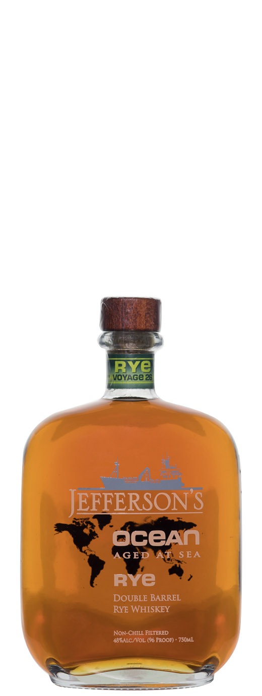Jefferson's Ocean Aged at Sea Voyage #26 Double Barrel Rye Whiskey
