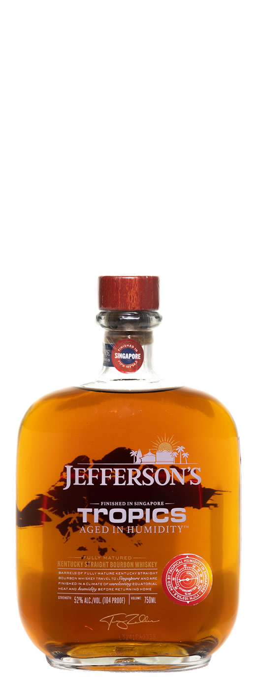 Jefferson's Tropics Aged In Humidity Straight Bourbon Whiskey