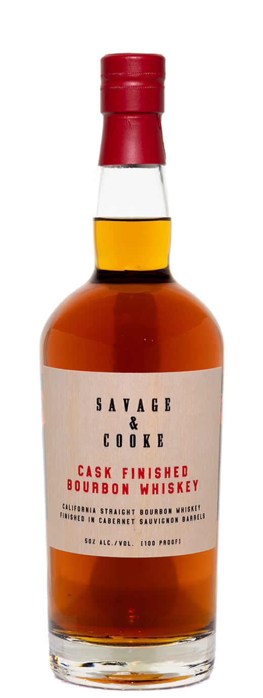 Savage & Cooke Cask Finished In Cabernet Sauvignon Barrels Straight Bourbon Whiskey