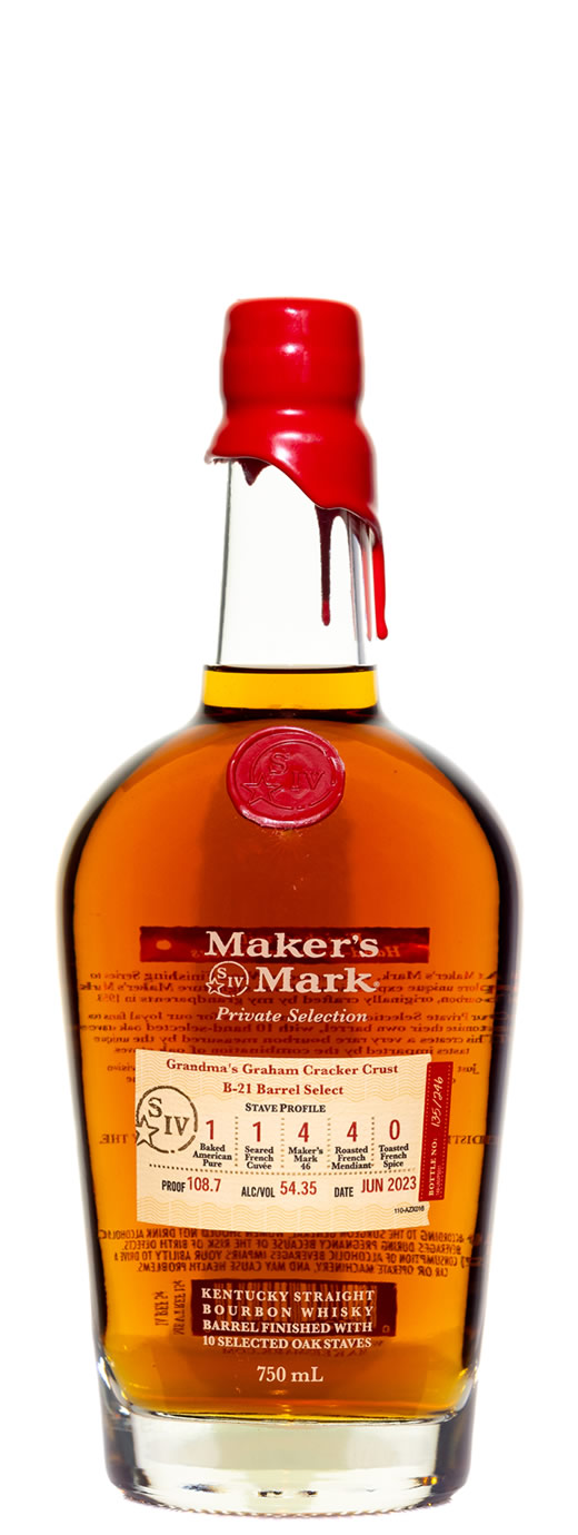 Maker's Mark B-21 Private Select Grandma's Graham Cracker Crust