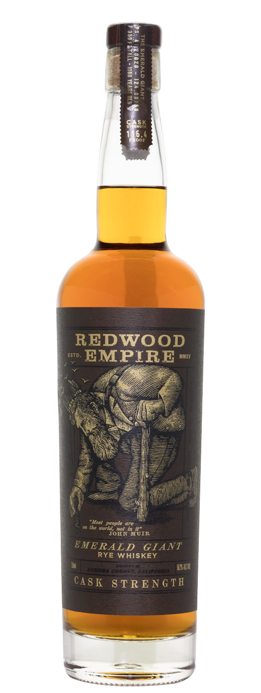 Redwood Empire Emerald Giant Cask Strength Rye Whiskey