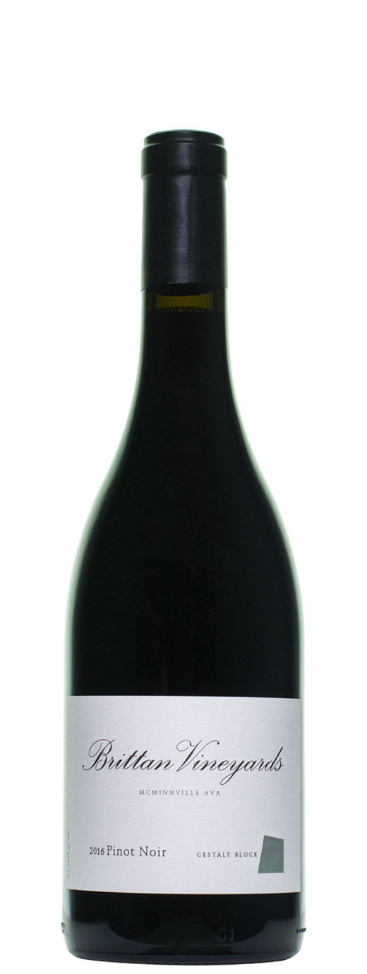 2016 Brittan Vineyards Pinot Noir Gestalt Block