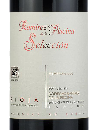 2020 Ramirez de la Piscina Seleccion Reserva