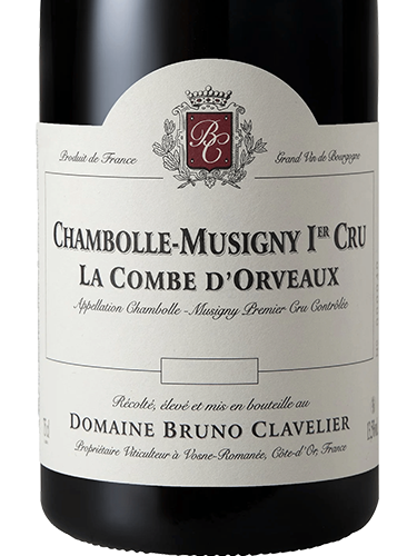 2023 Bruno Clavelier Chambolle-Musigny Combe de Orveaux