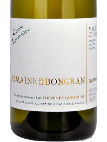 2017 Domaine de la Bongran Vire-Clesse Cuvee Levroutee