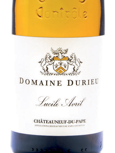 2023 Domaine Durieu Chateauneuf du Pape Cuvee Lucile Avril Blanc