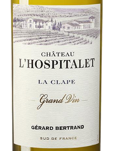 2022 Gerard Bertrand Chateau l'Hospitalet Grand Vin La Clape Blanc