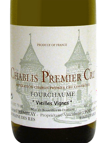 2018 Domaine Gerard-Tremblay Chablis 1er Cru Fourchaume