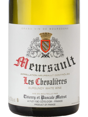 2023 Thierry & Pascale Matrot Meursault Les Chevalieres