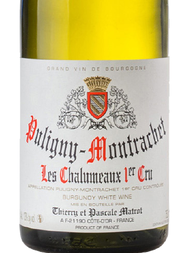 2023 Thierry & Pascale Matrot Puligny Montrachet 1er Cru Les Chalumeaux
