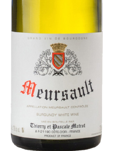 2023 Thierry & Pascale Matrot Meursault