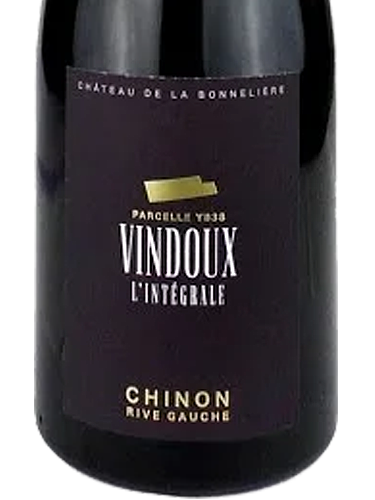 2020 M. Plouzeau Chateau de la Bonneliere Chinon 1929 Lieu-Dits Vindoux Rouge