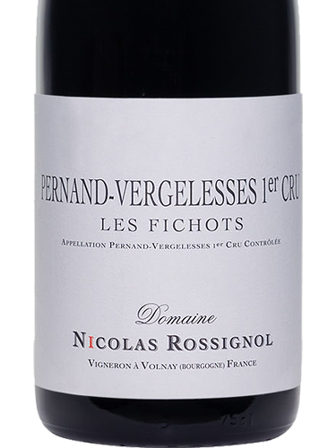 2022 Domaine Nicolas Rossignol Les Fichots 1er Cru