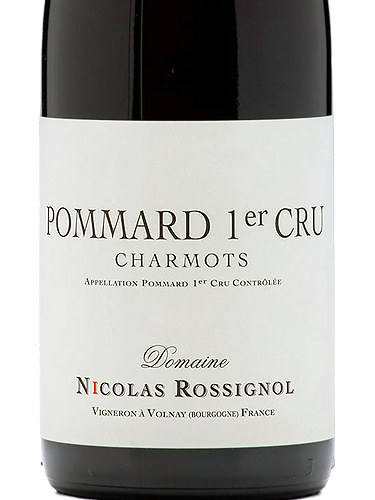 2022 Domaine Nicolas Rossignol Charmots 1er Cru