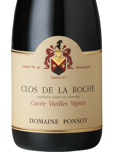 2020 Domaine Ponsot Clos De La Roche Cuvee Vieilles Vignes Grand Cru
