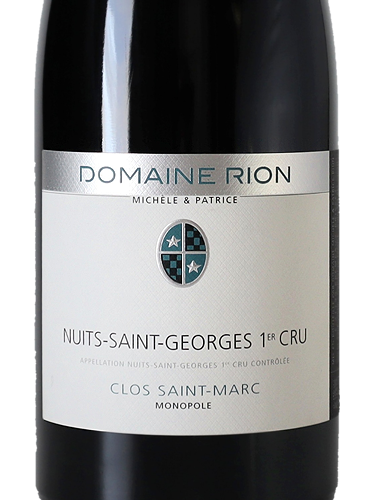 2023 Patrice Rion Nuits-St-Georges 1er Cru Clos Saint Marc