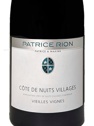2023 Patrice Rion Cote de Nuits Villages Vieilles Vignes