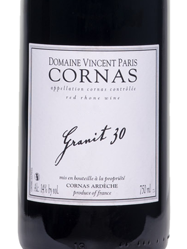2023 Vincent Paris Cornas Granit 30