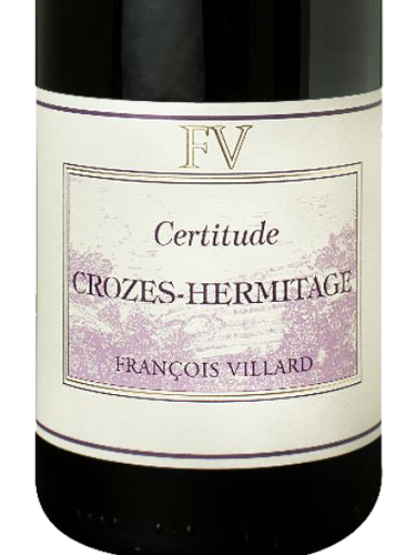 2022 Francois Villiard Crozes-Hermitage Certitude