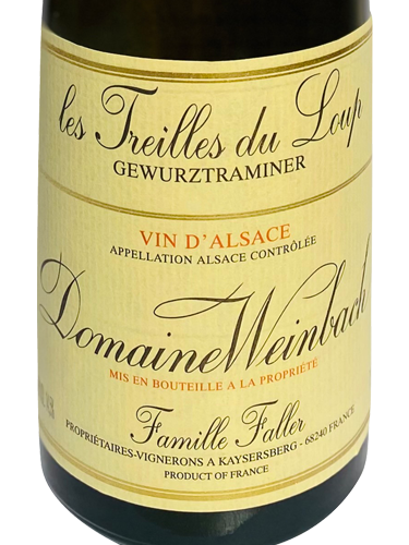 2022 Domaine Weinbach Gewurztraminer Les Treilles du Loup