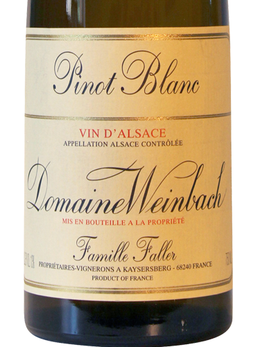 2023 Domaine Weinbach Pinot Blanc