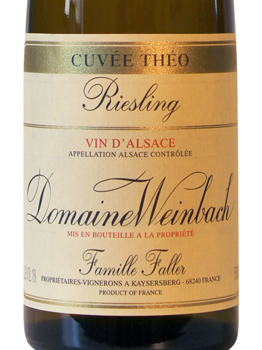 2022 Domaine Weinbach Riesling Cuvee Theo