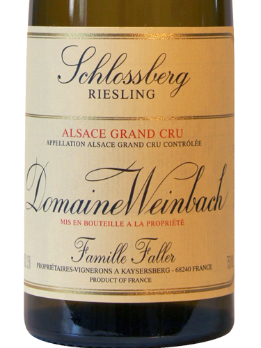 2023 Domaine Weinbach Riesling Schlossberg Grand Cru