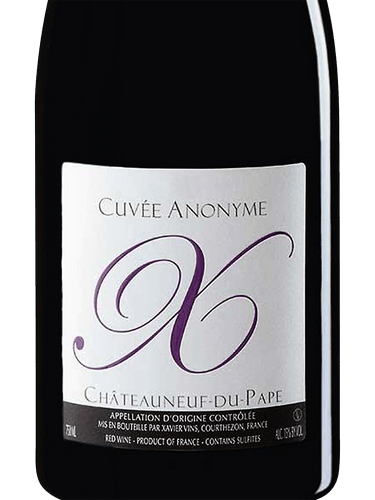 2020 Xavier Vignon Cuvee Anonyme