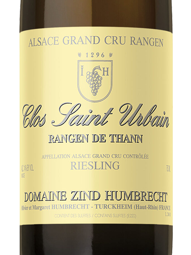 2022 Zind-Humbrecht Riesling Rangen de Thann Clos-St.-Urbain