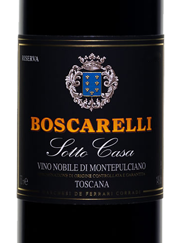 2019 Boscarelli Vino Nobile di Montepulciano Sotto Casa Riserva
